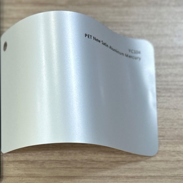Vinyl Wrap PET New Satin Aluminum Mercury