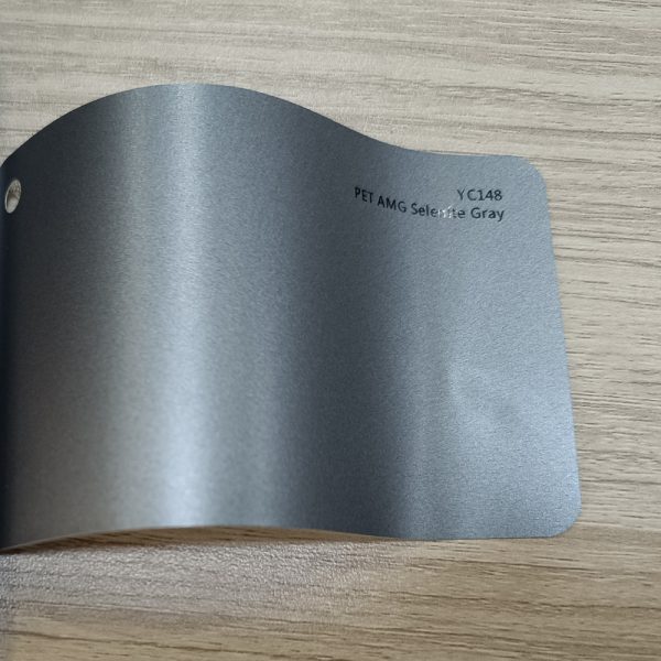 Vinyl Wrap PET with Selenite Gray color