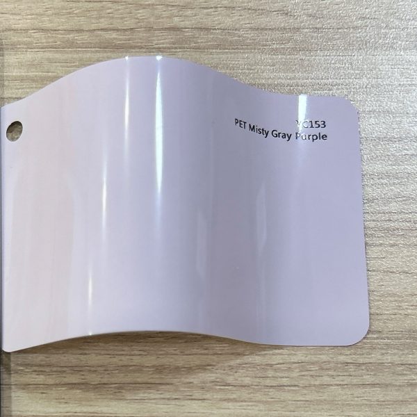PET Misty Gray Purple vinyl film