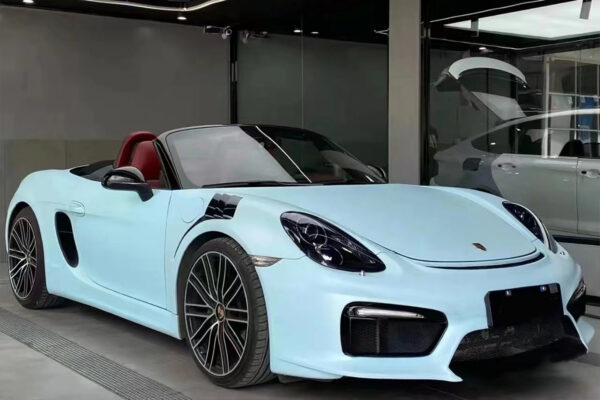 Vinyl Wrap PET New Satin Ice Blue
