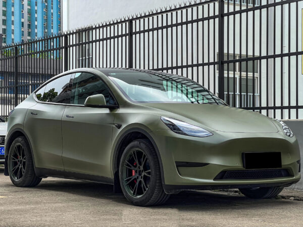 Vinyl Wrap PET New Satin Army Green