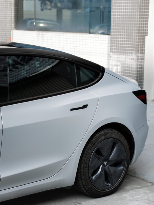 Vinyl Wrap PET New Satin Aluminum Mercury
