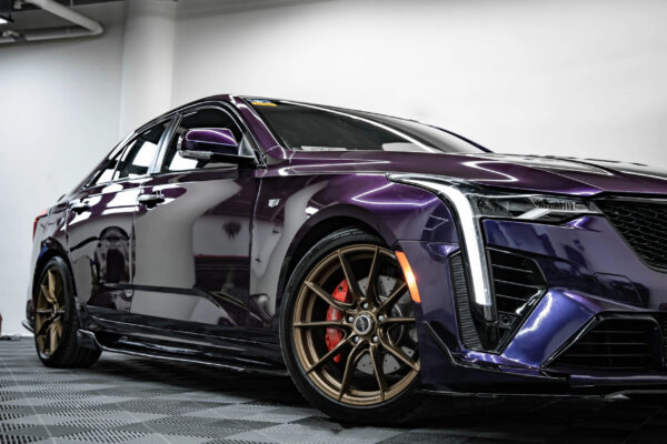 Vinyl Wrap PET Diamond Buck Turn Purple