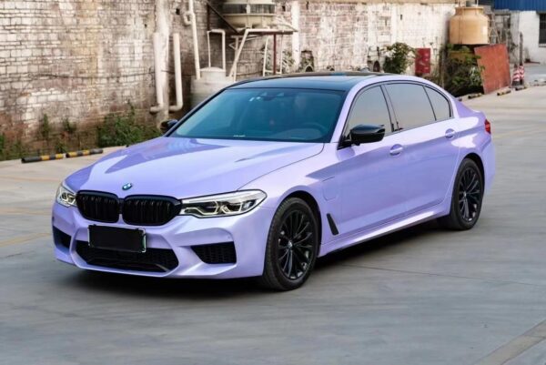 Vinyl Wrap PET Silver Magic Purple