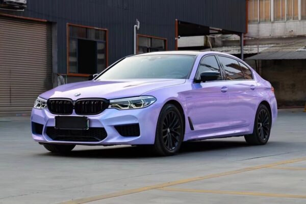 Vinyl Wrap PET Silver Magic Purple