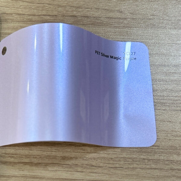 Vinyl Wrap PET Silver Magic Purple