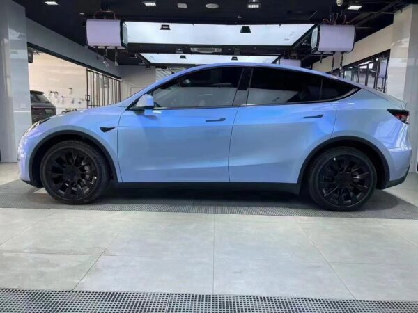 Vinyl Wrap PET Coral Grey Charm Blue