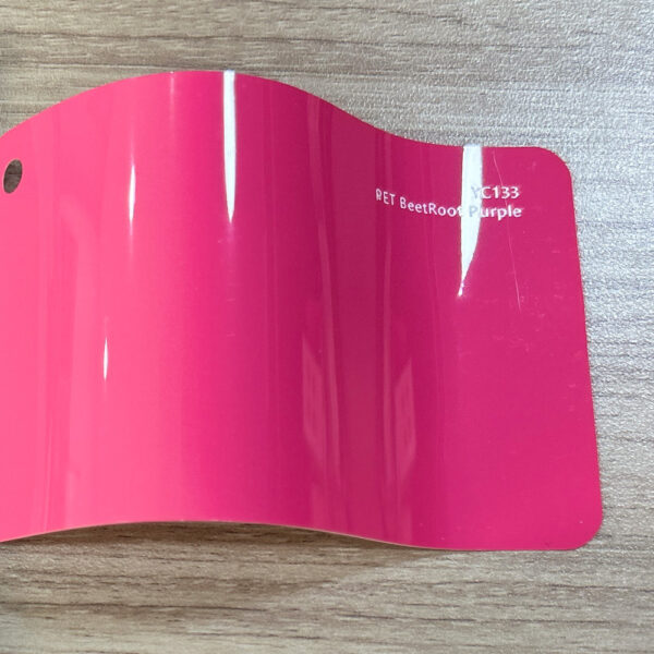 PET vinyl film light pink