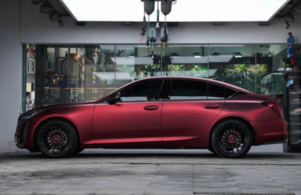 Vinyl Wrap PET Romani Red