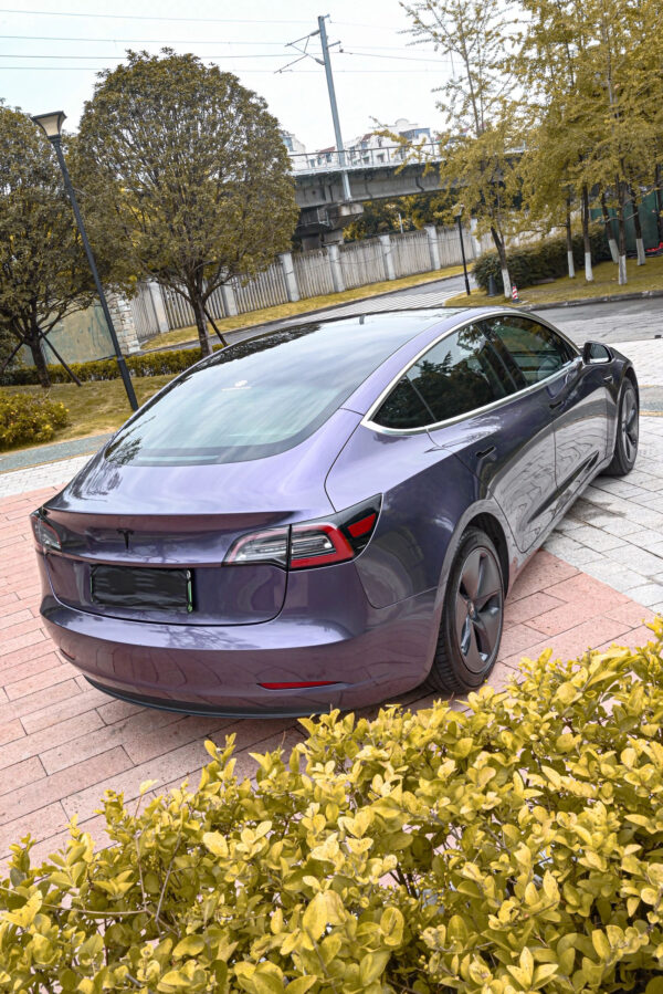 Gray-violet PET vinyl film