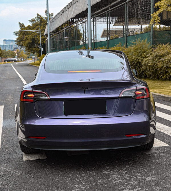 Gray-violet PET vinyl film
