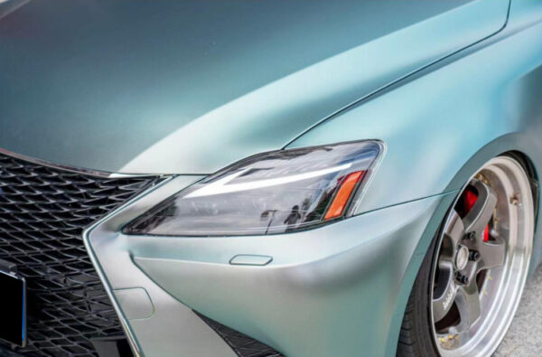 Vinyl Wrap PET Polar Region Silver Cyan