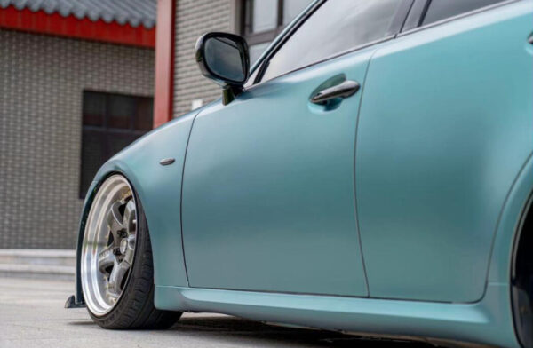 Vinyl Wrap PET Polar Region Silver Cyan