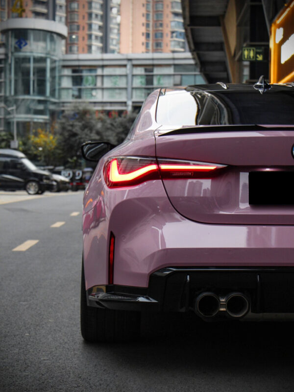 Vinyl Wrap PET Oolong Milk Tea Pink