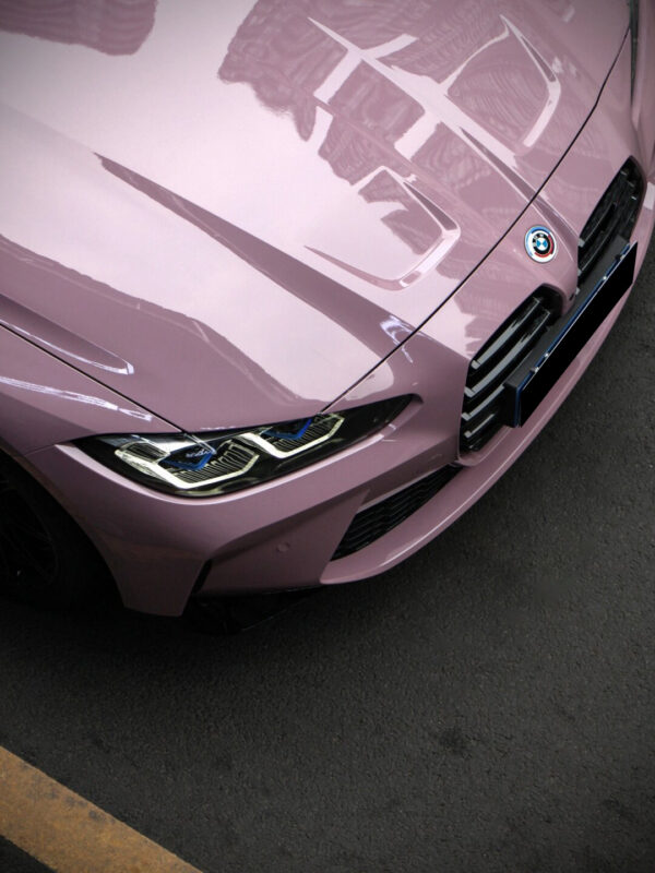Vinyl Wrap PET Oolong Milk Tea Pink