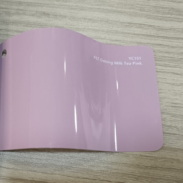 Vinyl Wrap PET Oolong Milk Tea Pink