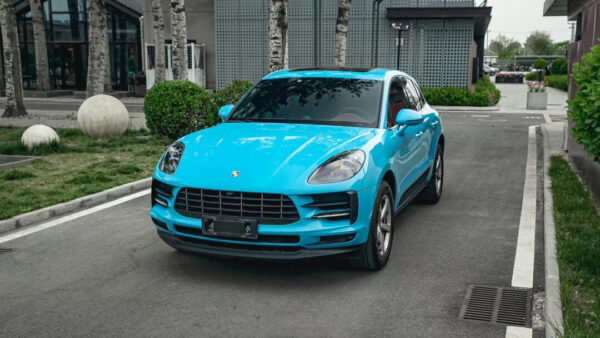 Vinyl Wrap PET Miami Bule