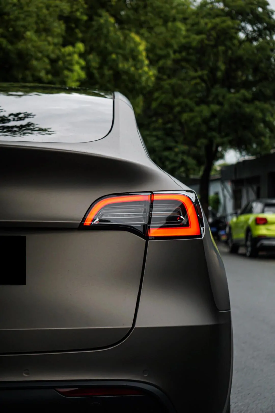 PET automotive vinyl film of beige color