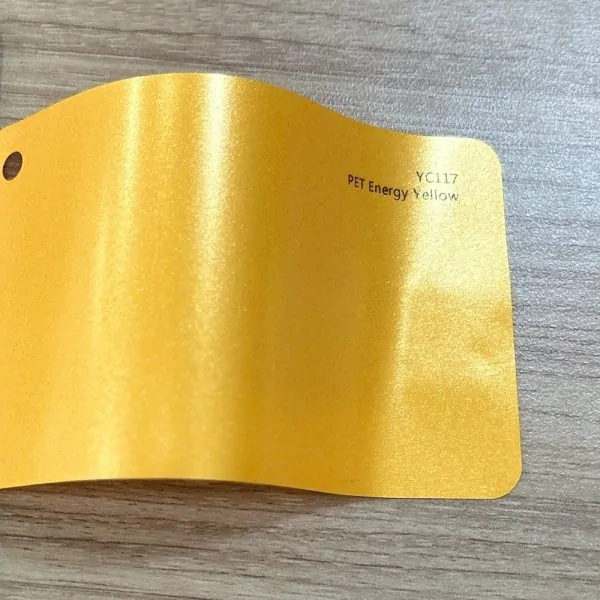 Vinyl Wrap PET Energy Yellow