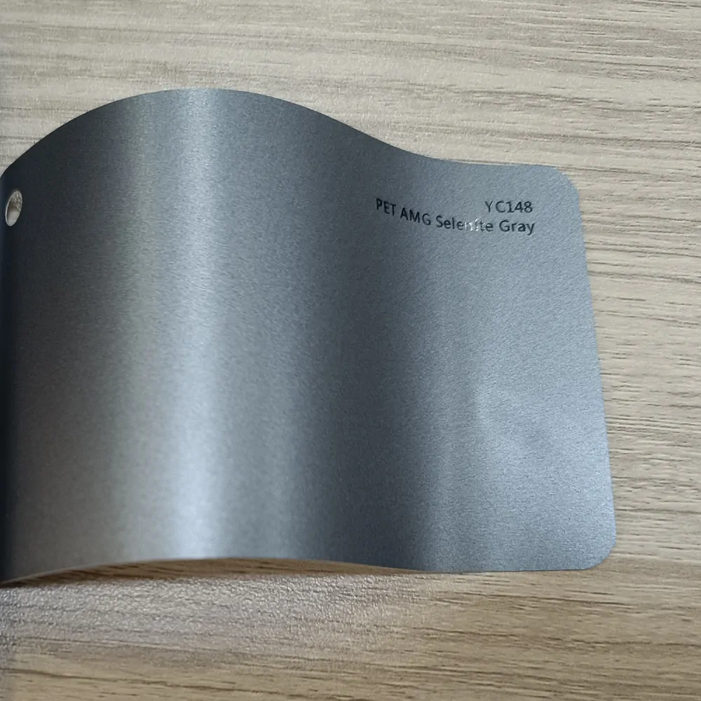 Vinyl Wrap PET with Selenite Gray color
