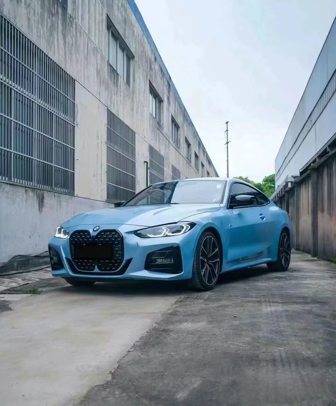 Vinyl Wrap PET Ice Crystal Blue (Porsche)