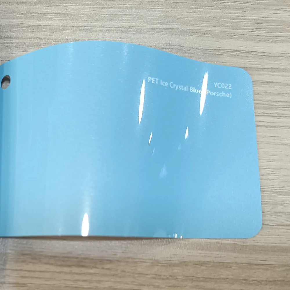 Vinyl Wrap PET Ice Crystal Blue (Porsche)