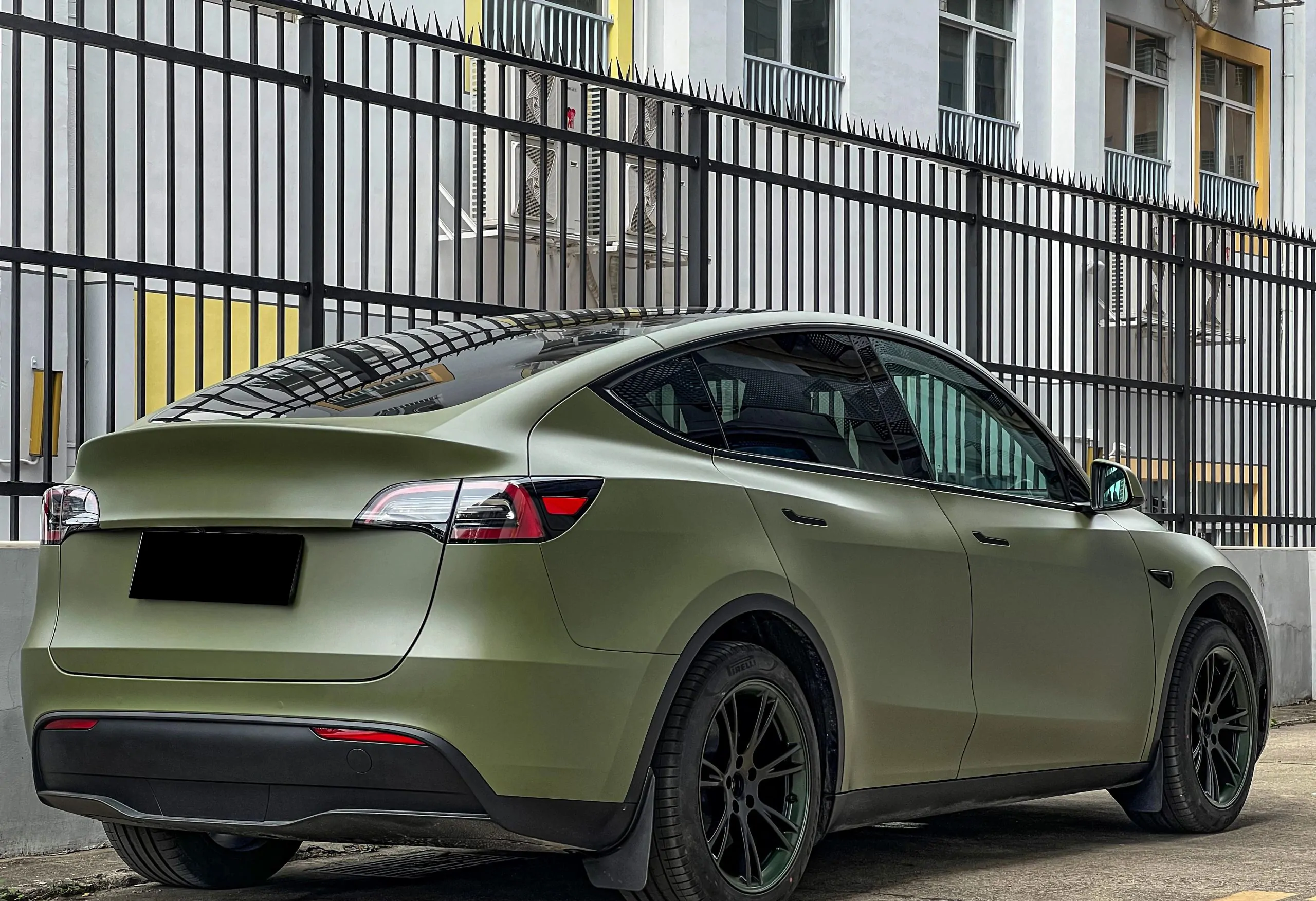 Vinyl Wrap PET New Satin Army Green