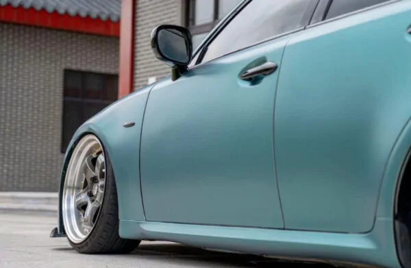 Vinyl Wrap PET Polar Region Silver Cyan